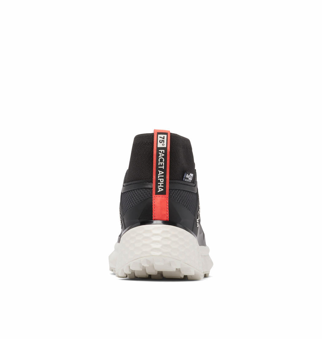 Columbia Womens Black Facet 75 Alpha Outdry Shoes