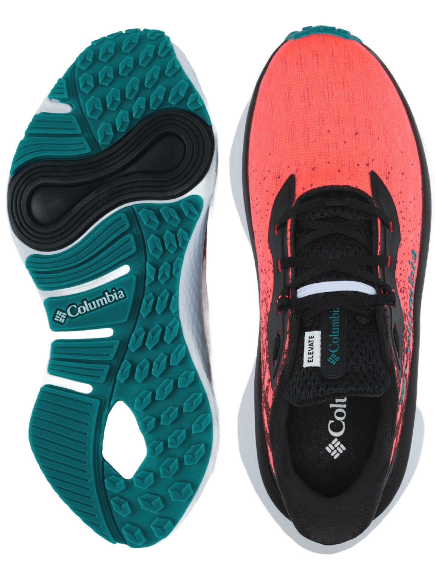 Columbia Women Red Omni-Grip Konos Elevate Trail Running Shoes