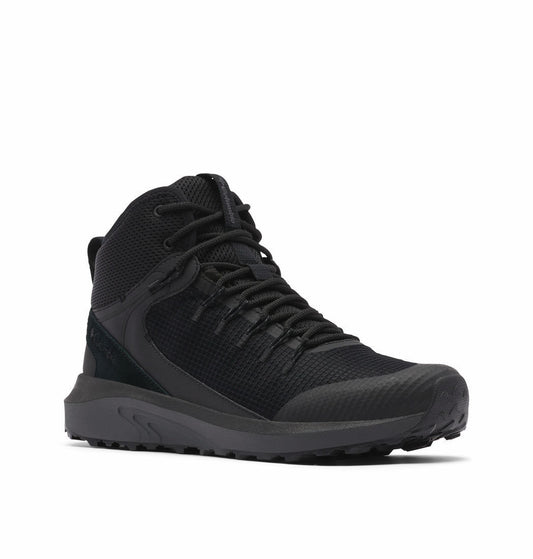 Columbia Men Black TRAILSTORM MID Water Resistant Shoes