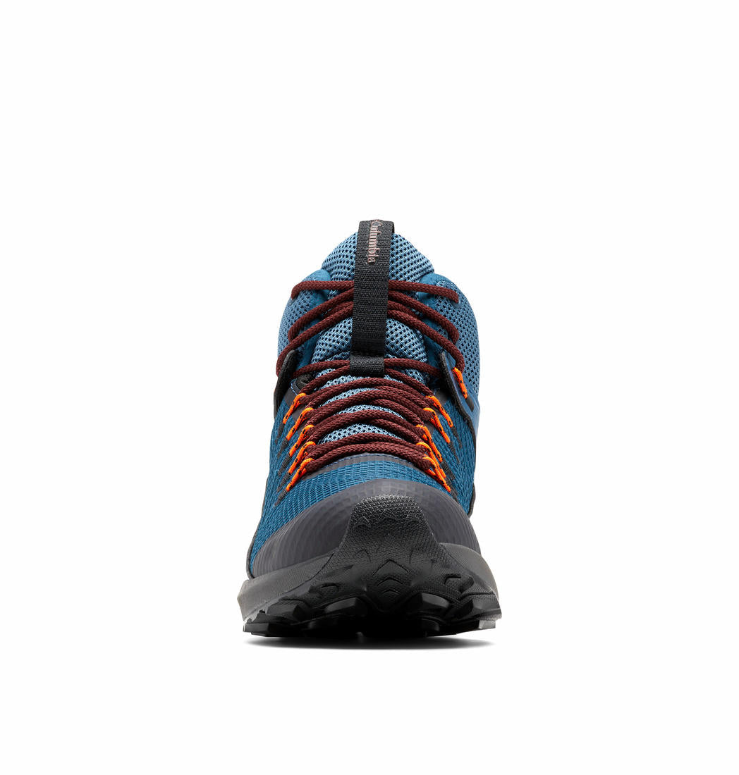 Columbia Mens Blue Trailstorm Mid Waterproof Shoes