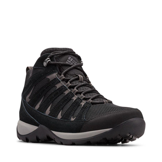 Columbia Men Black REDMOND V2 MID Water Resistant Shoes