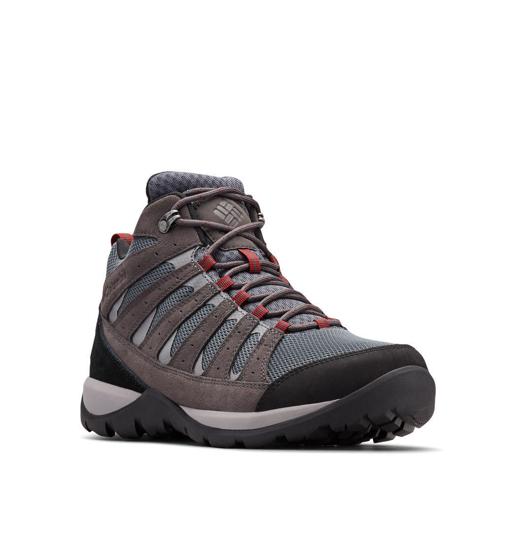 Columbia Men Grey REDMOND V2 MID Water Resistant Shoes