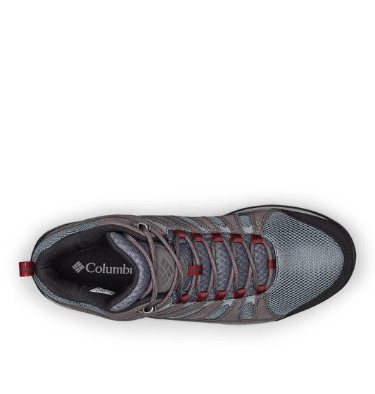 Columbia Men Grey REDMOND V2 MID Water Resistant Shoes