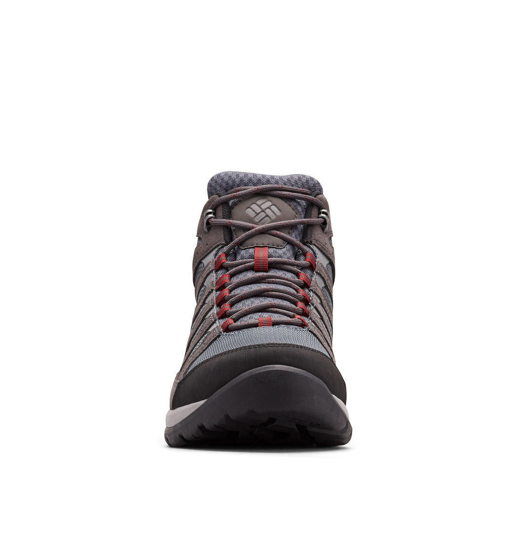 Columbia Men Grey REDMOND V2 MID Water Resistant Shoes
