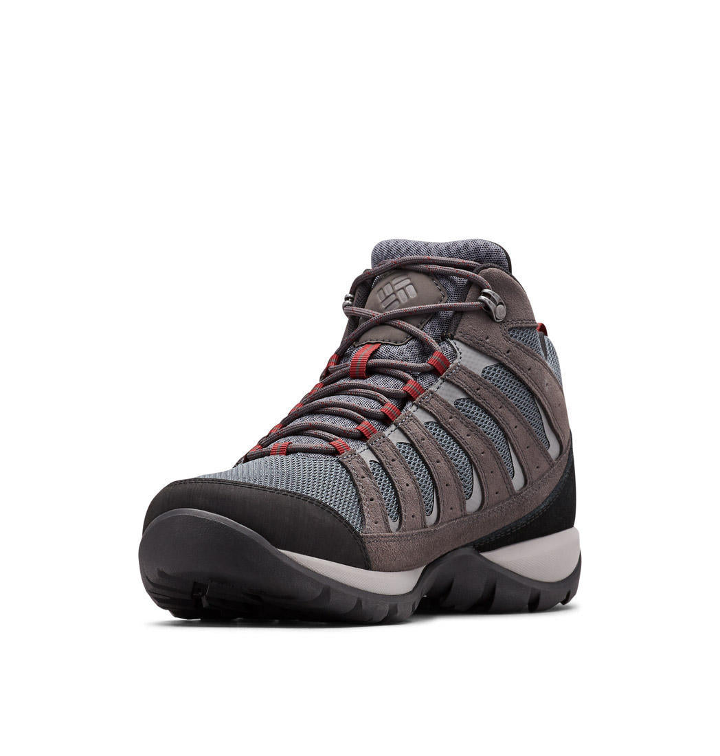 Columbia Men Grey REDMOND V2 MID Water Resistant Shoes