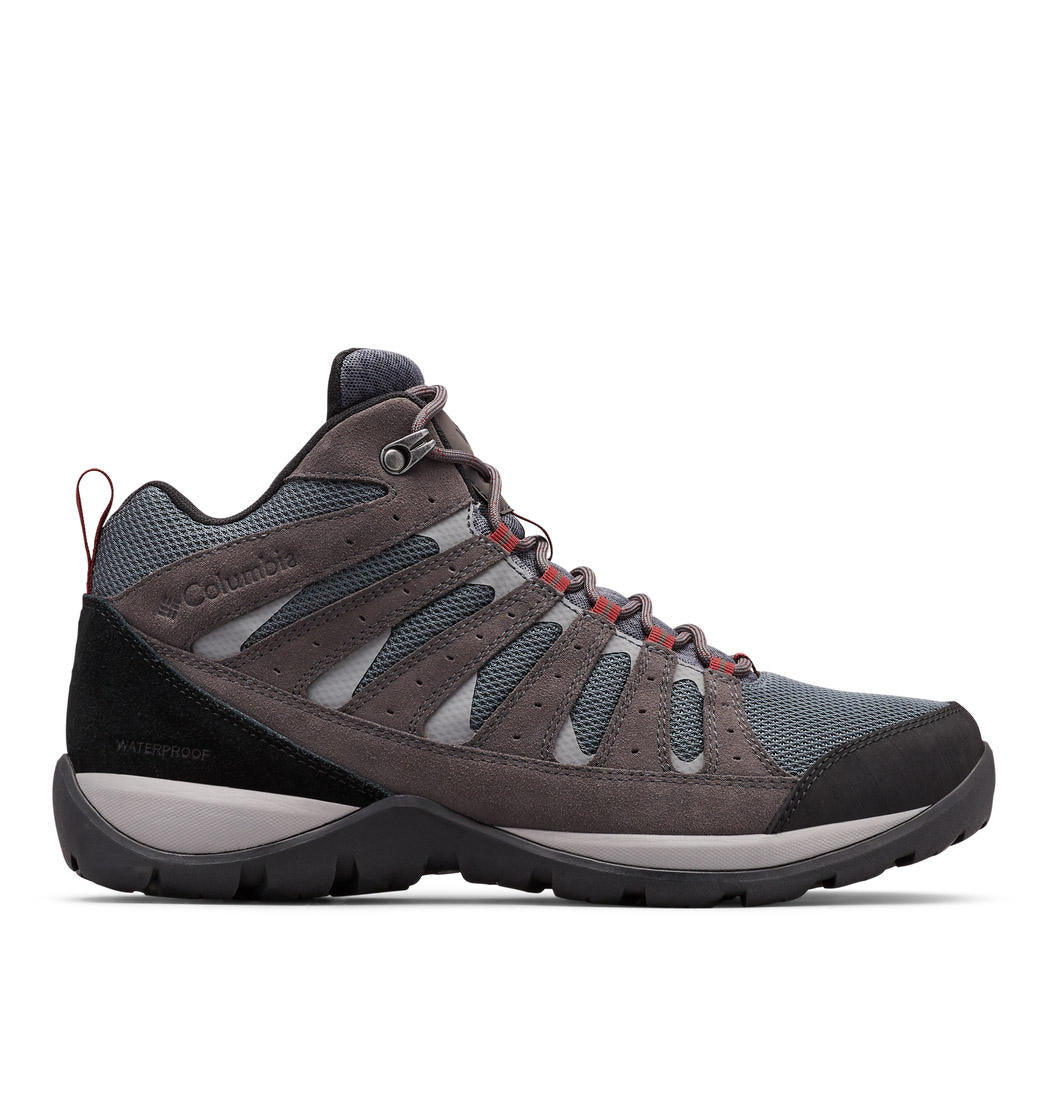 Columbia Men Grey REDMOND V2 MID Water Resistant Shoes
