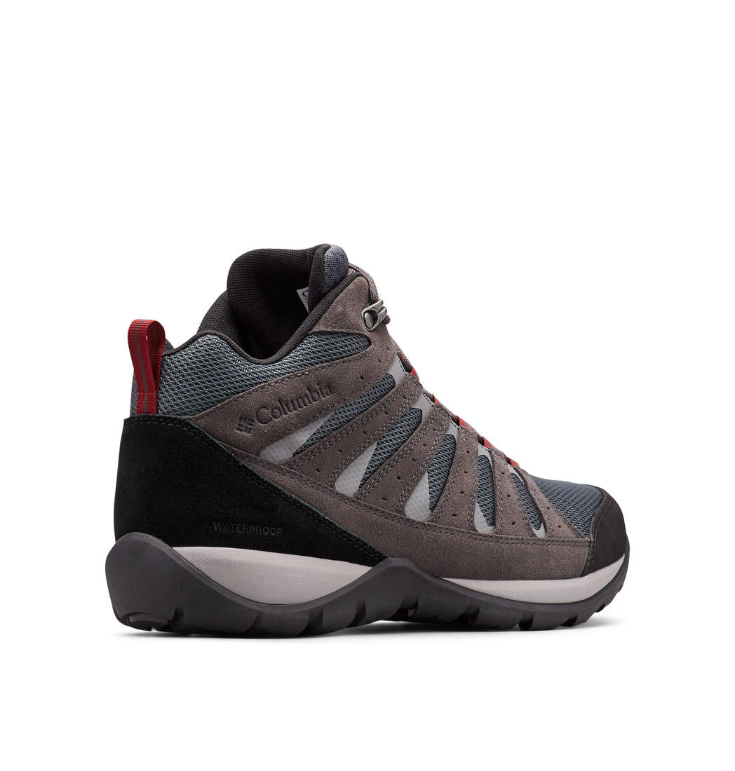 Columbia Men Grey REDMOND V2 MID Water Resistant Shoes