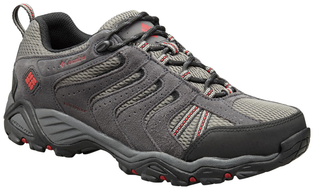 Columbia Men Grey Omni-Grip North Plains II Low Shoes