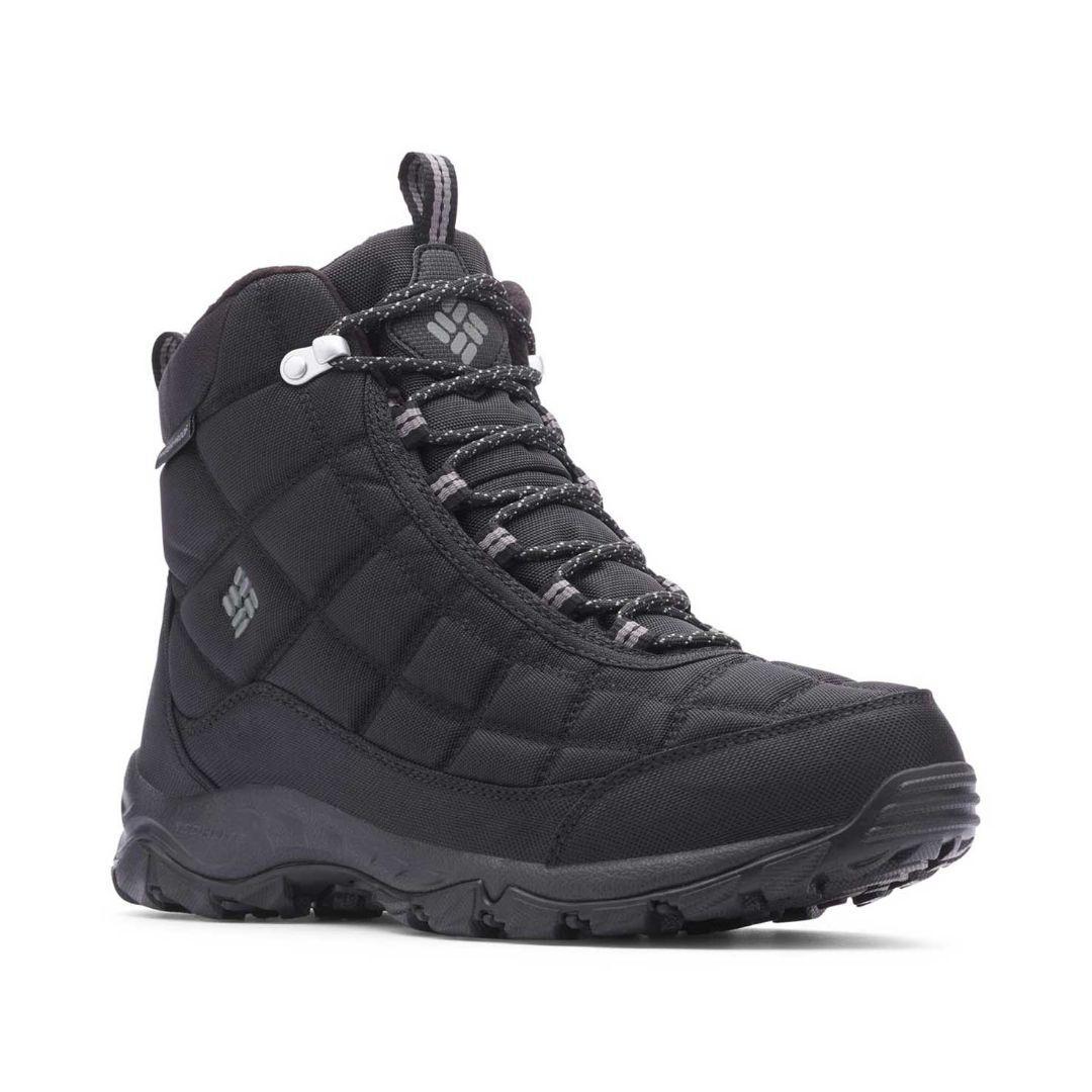 Columbia Men Black FIRECAMP BOOT Water Resistant Shoes
