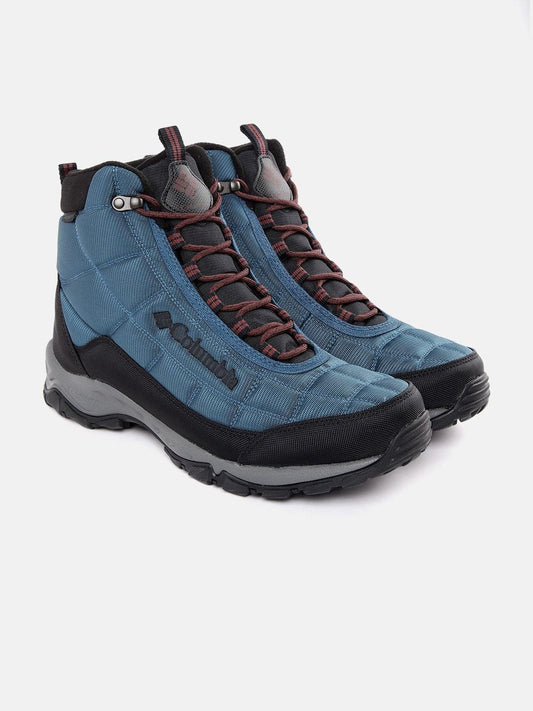 Columbia Men Blue FIRECAMP BOOT Water Resistant Shoes