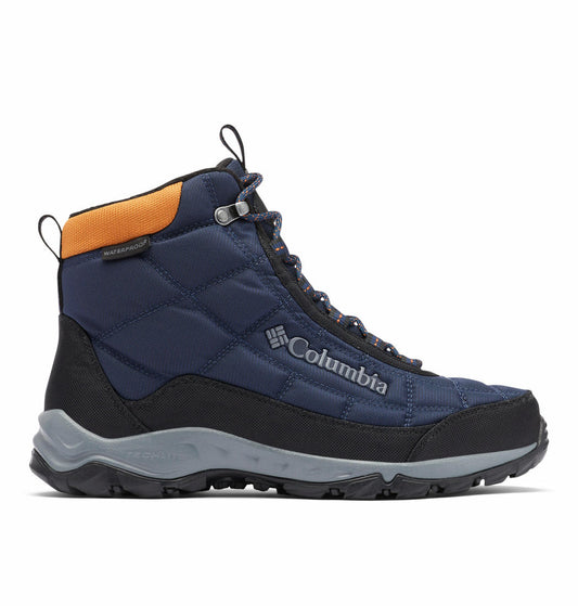 Columbia Men Blue FIRECAMP BOOT Water Resistant Shoes