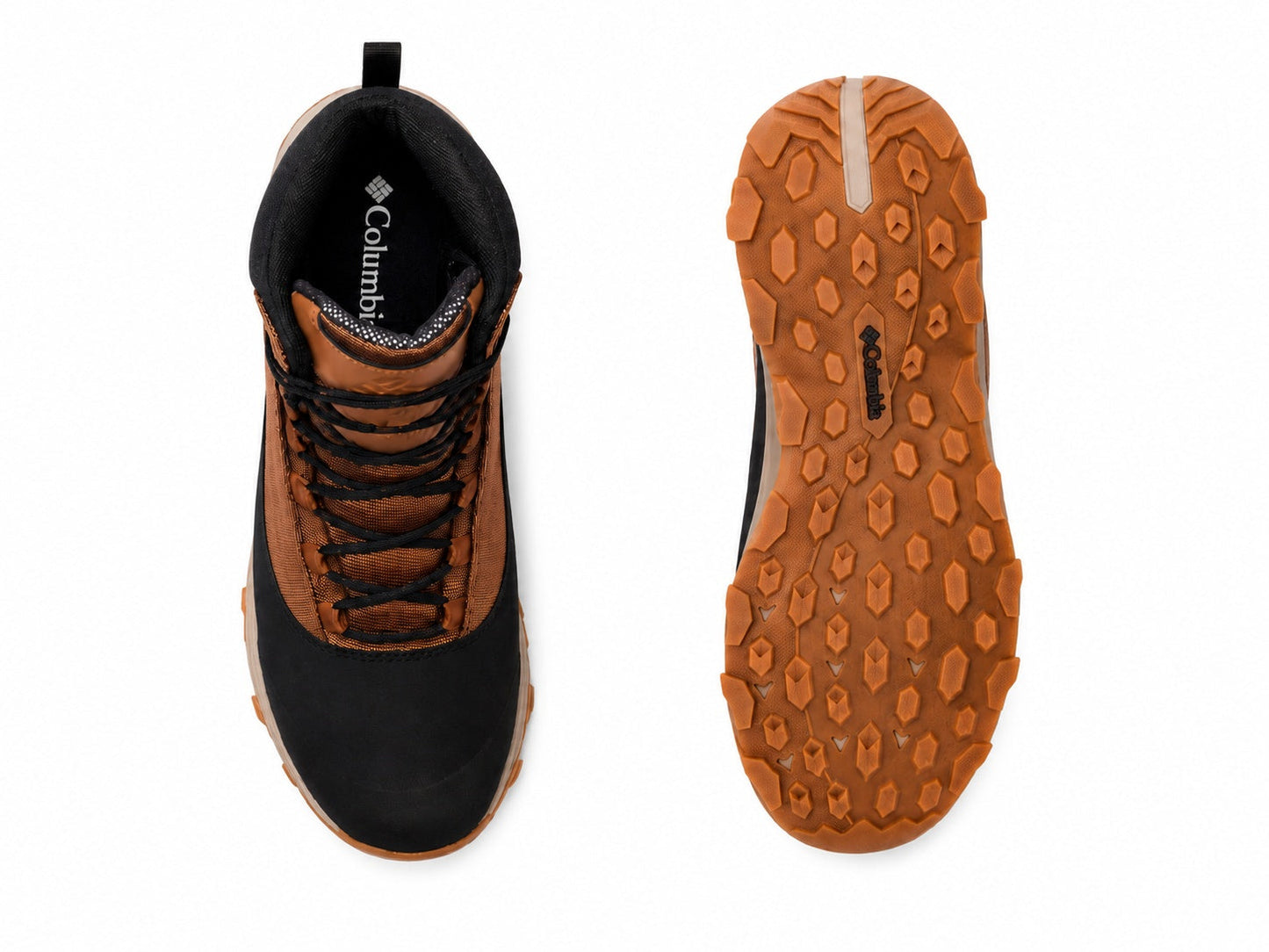 Columbia Men Brown Omni-Heat Reflective Expeditionist Protect Shoes