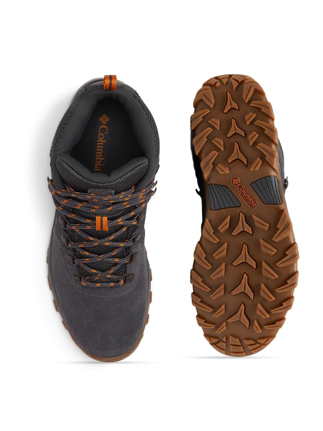 Columbia Men Grey NEWTON RIDGE PLUS II SUEDE WP