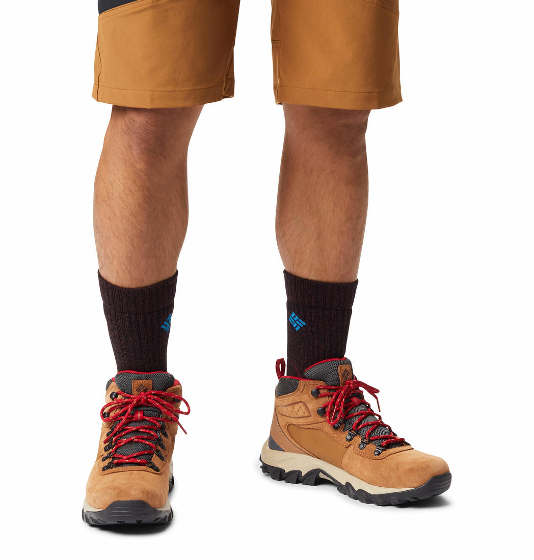 Columbia Mens Brown NEWTON RIDGE PLUS II SUEDE WP