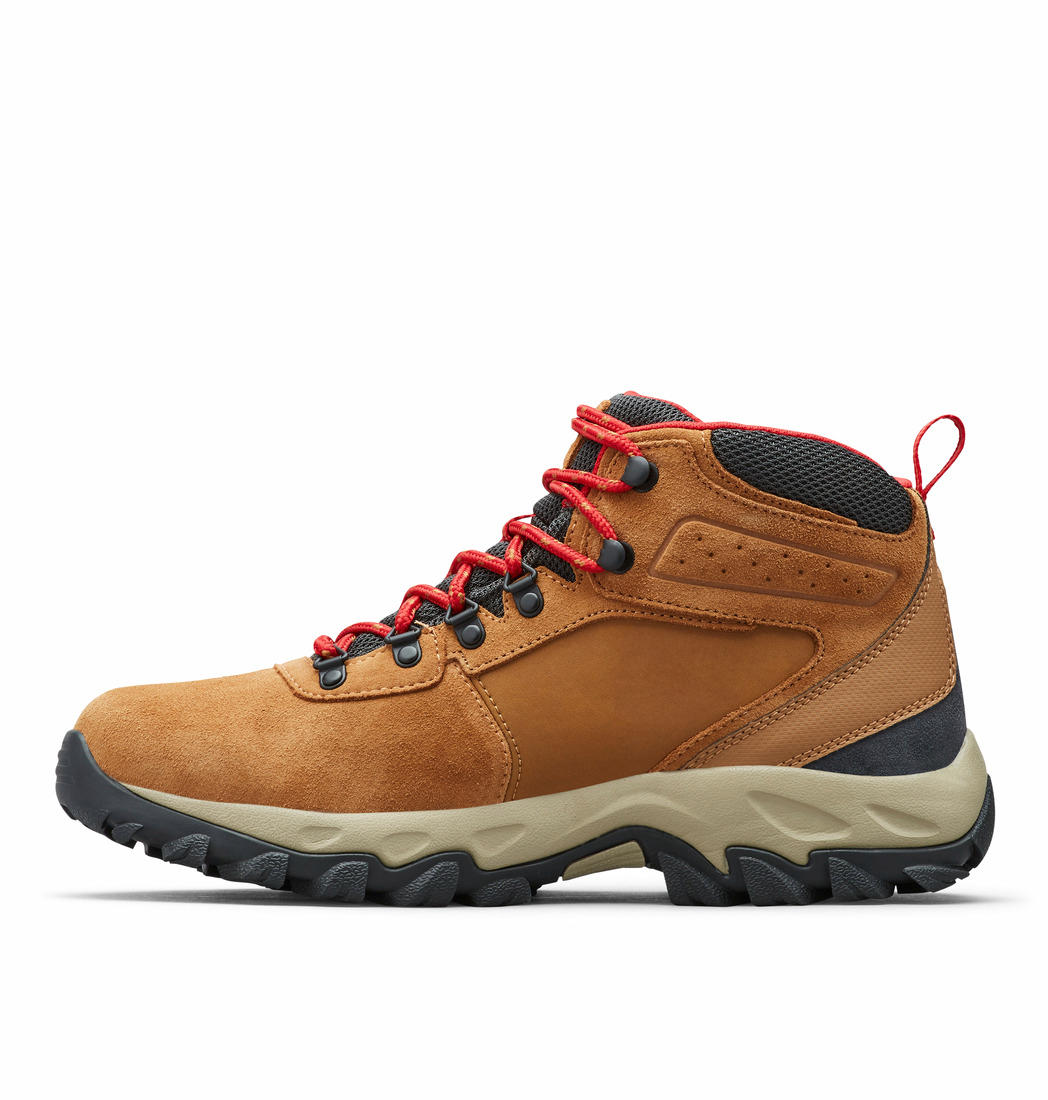 Columbia Mens Brown NEWTON RIDGE PLUS II SUEDE WP