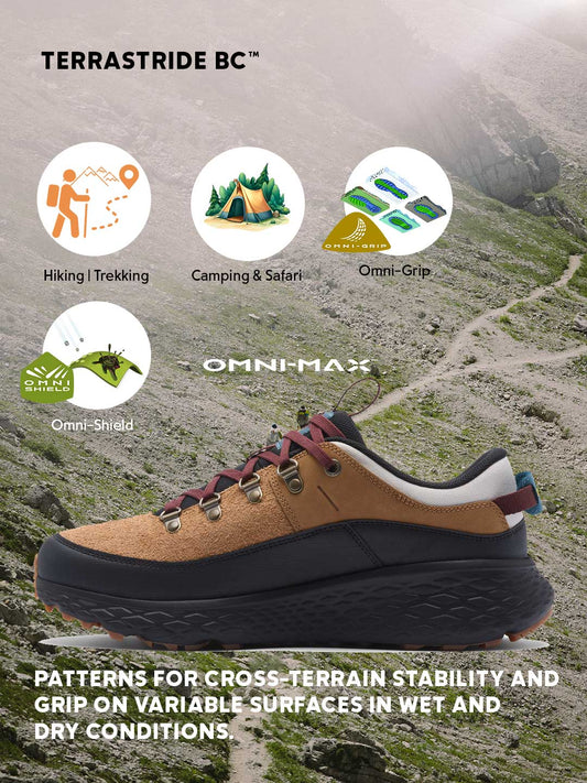 Columbia Men Brown Omni-Grip Terrastride BC Shoes