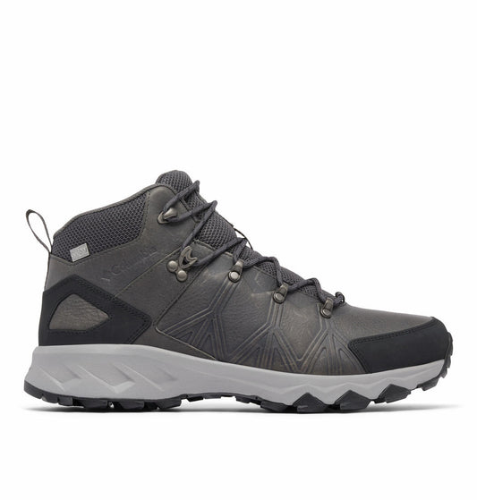 Columbia Mens Grey PEAKFREAK II MID OUTDRY LEATHER