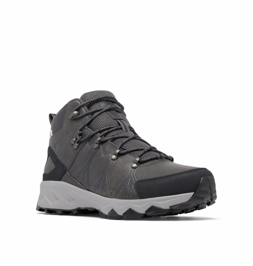 Columbia Mens Grey PEAKFREAK II MID OUTDRY LEATHER