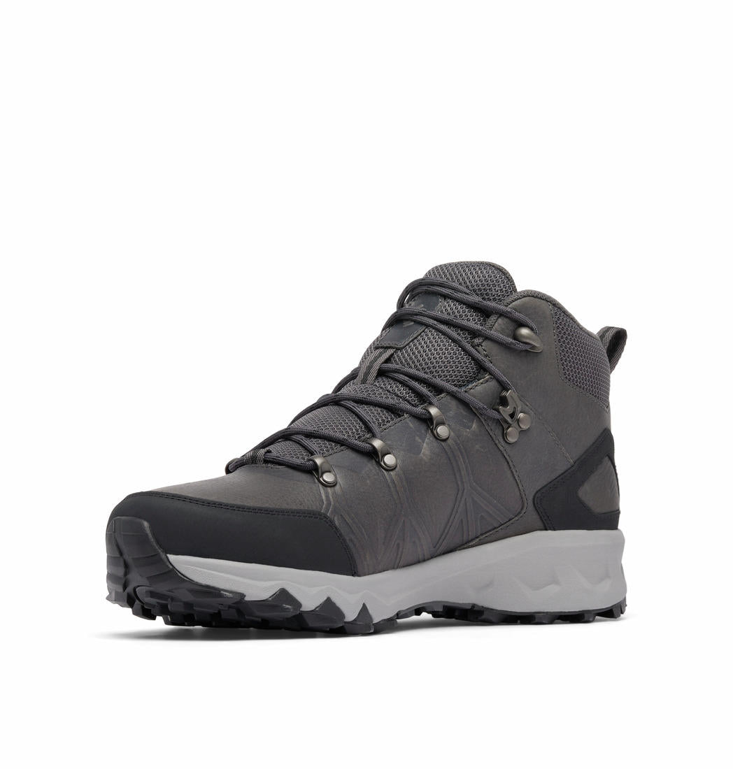 Columbia Mens Grey PEAKFREAK II MID OUTDRY LEATHER