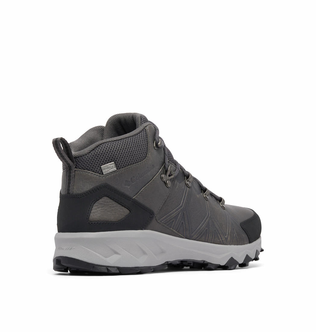 Columbia Mens Grey PEAKFREAK II MID OUTDRY LEATHER
