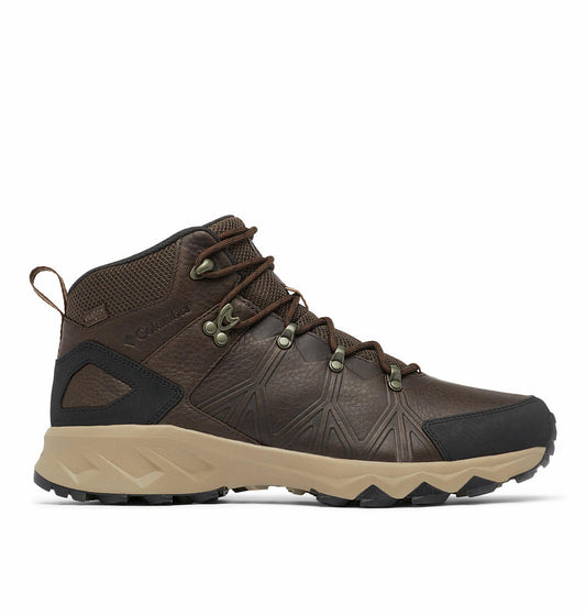 Columbia Mens Brown PEAKFREAK II MID OUTDRY LEATHER
