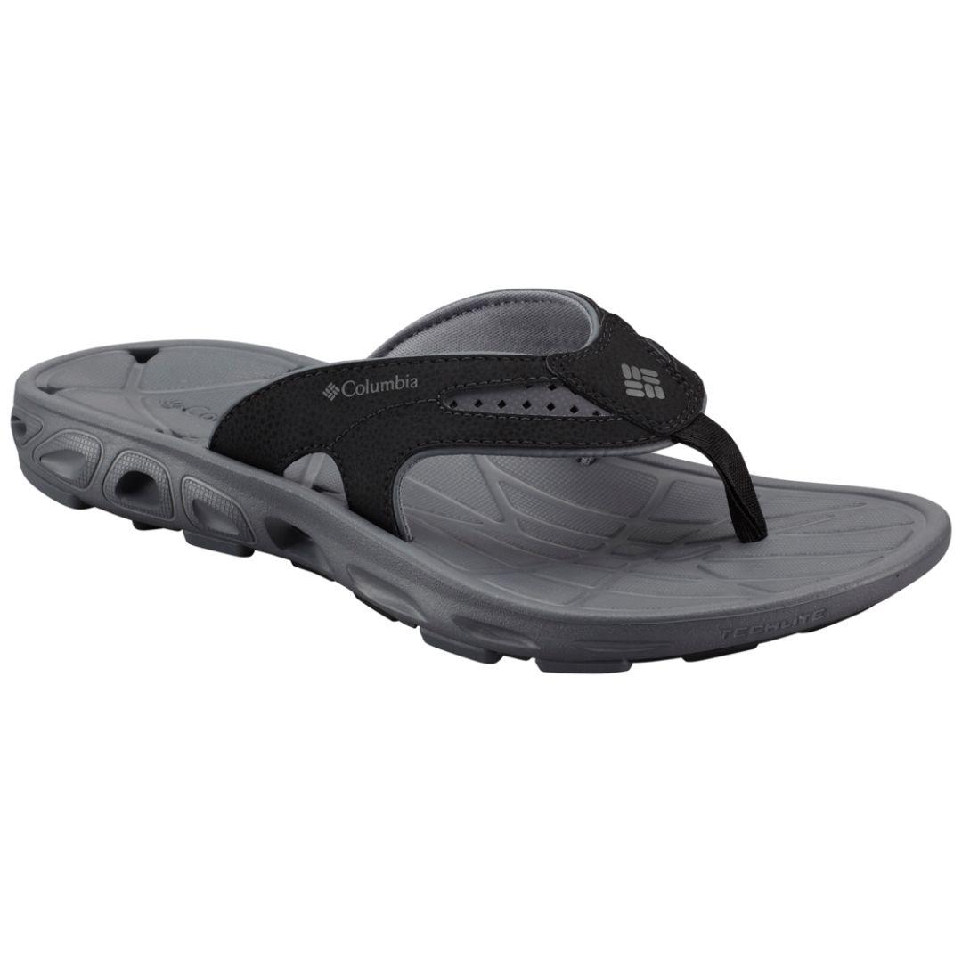 Columbia Men Black Techsun Vent Flip Flop