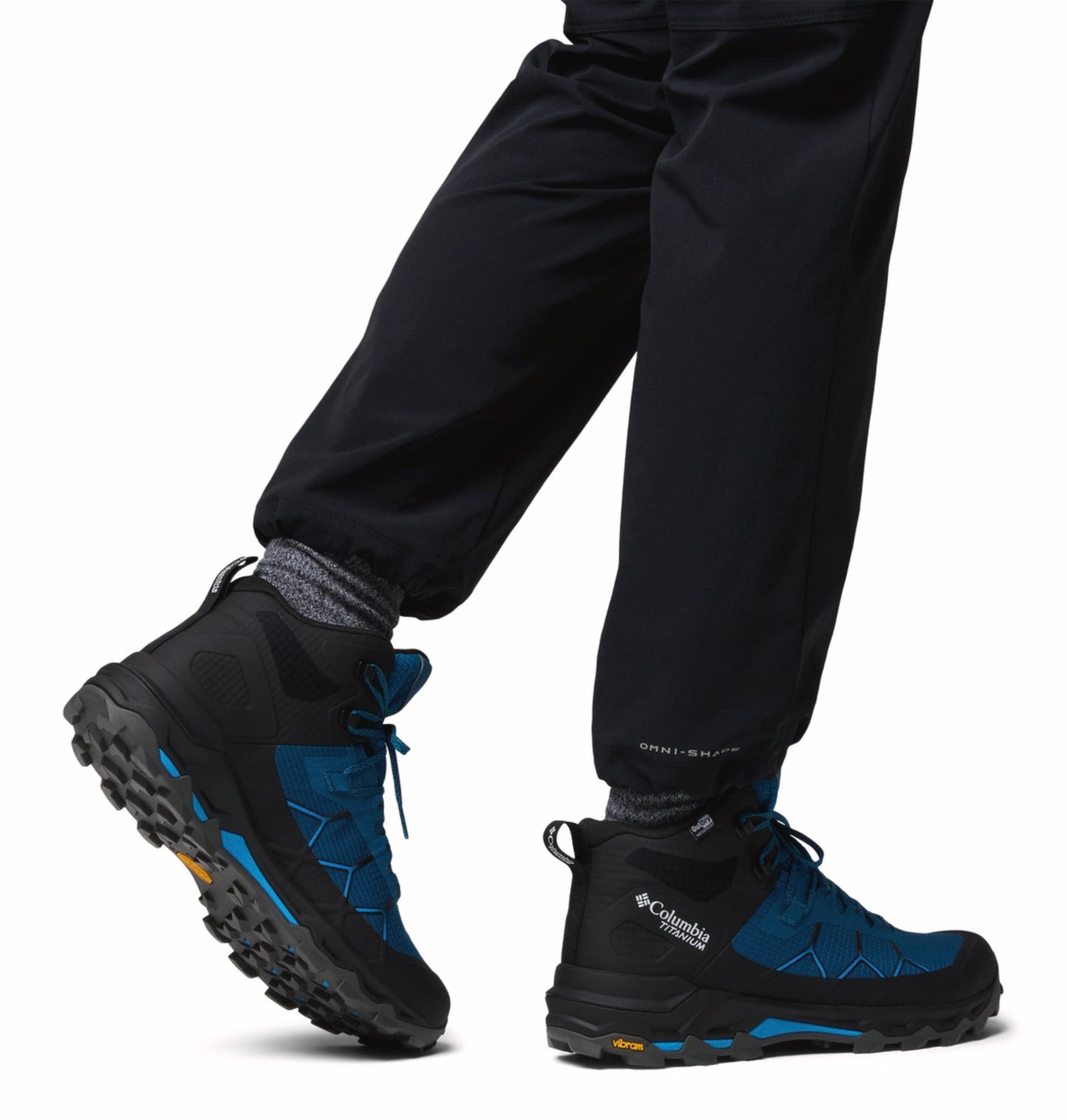 Columbia Men Blue OutDry Peakfreak Titanium Shoes (Fully Waterproof)