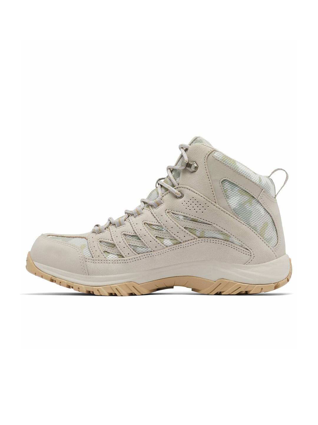 Columbia Men Grey CRESTWOOD MID Water Resistant Shoes