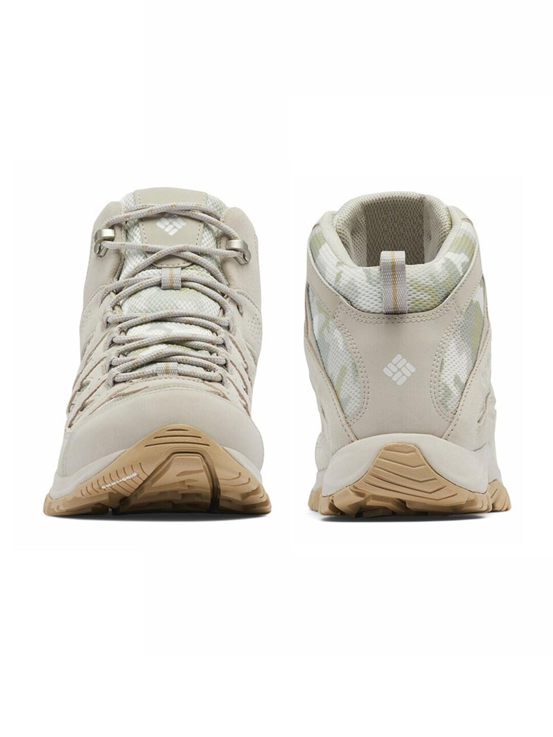 Columbia Men Grey CRESTWOOD MID Water Resistant Shoes