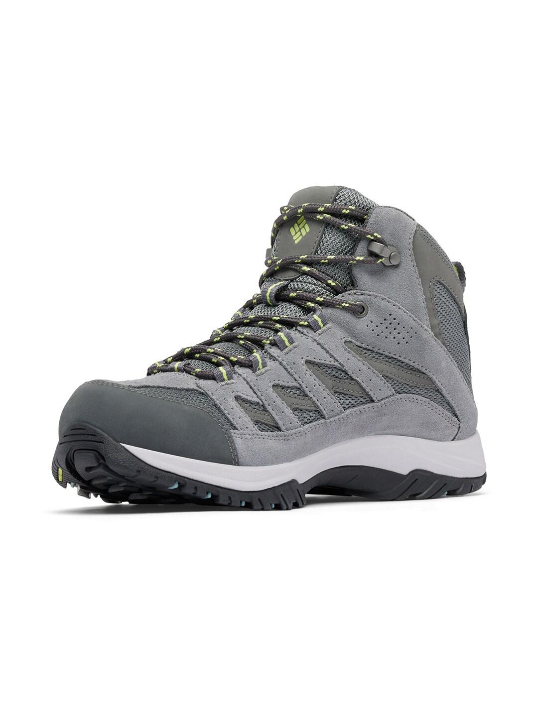 A Men Wearing Columbia Men Grey CRESTWOOD MID WATERPROOF
