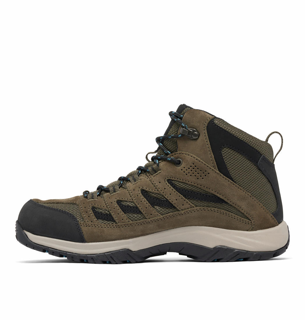 Columbia Men Green Omni-Tech Crestwood Mid Shoes (Waterproof)