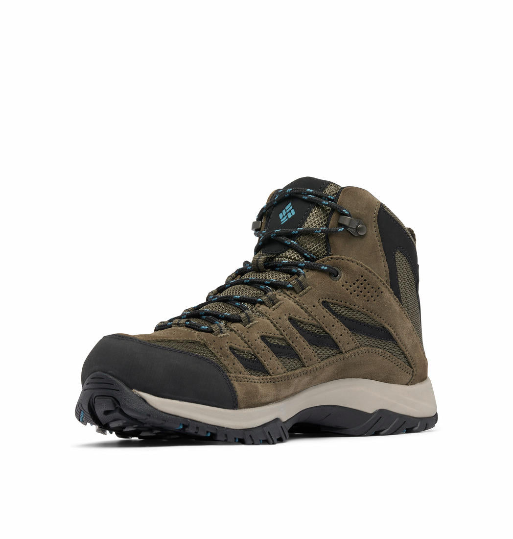 Columbia Men Green Omni-Tech Crestwood Mid Shoes (Waterproof)
