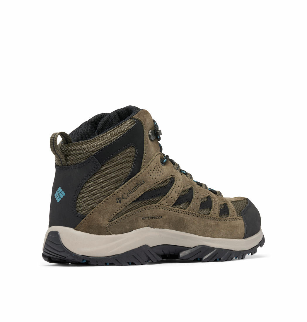 Columbia Men Green Omni-Tech Crestwood Mid Shoes (Waterproof)