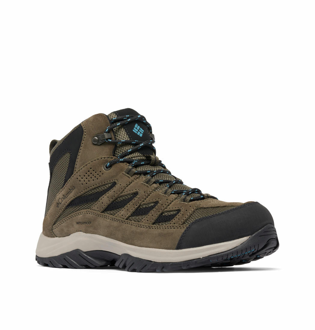 Columbia Men Green Omni-Tech Crestwood Mid Shoes (Waterproof)