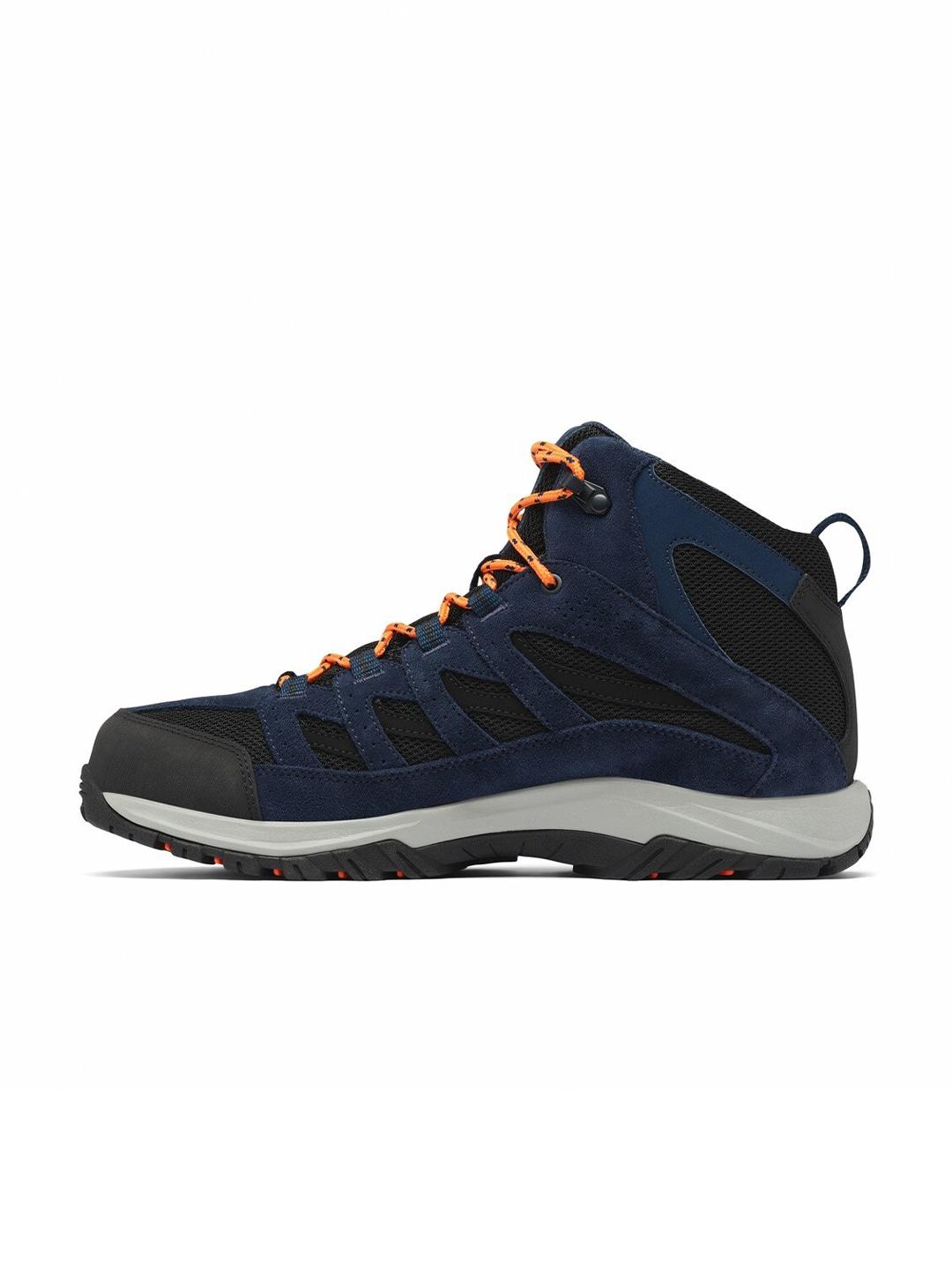 Columbia Men Blue Crestwood Mid Water Resistant Shoes