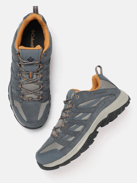 Columbia Men Grey CRESTWOOD Water Resistant Shoes