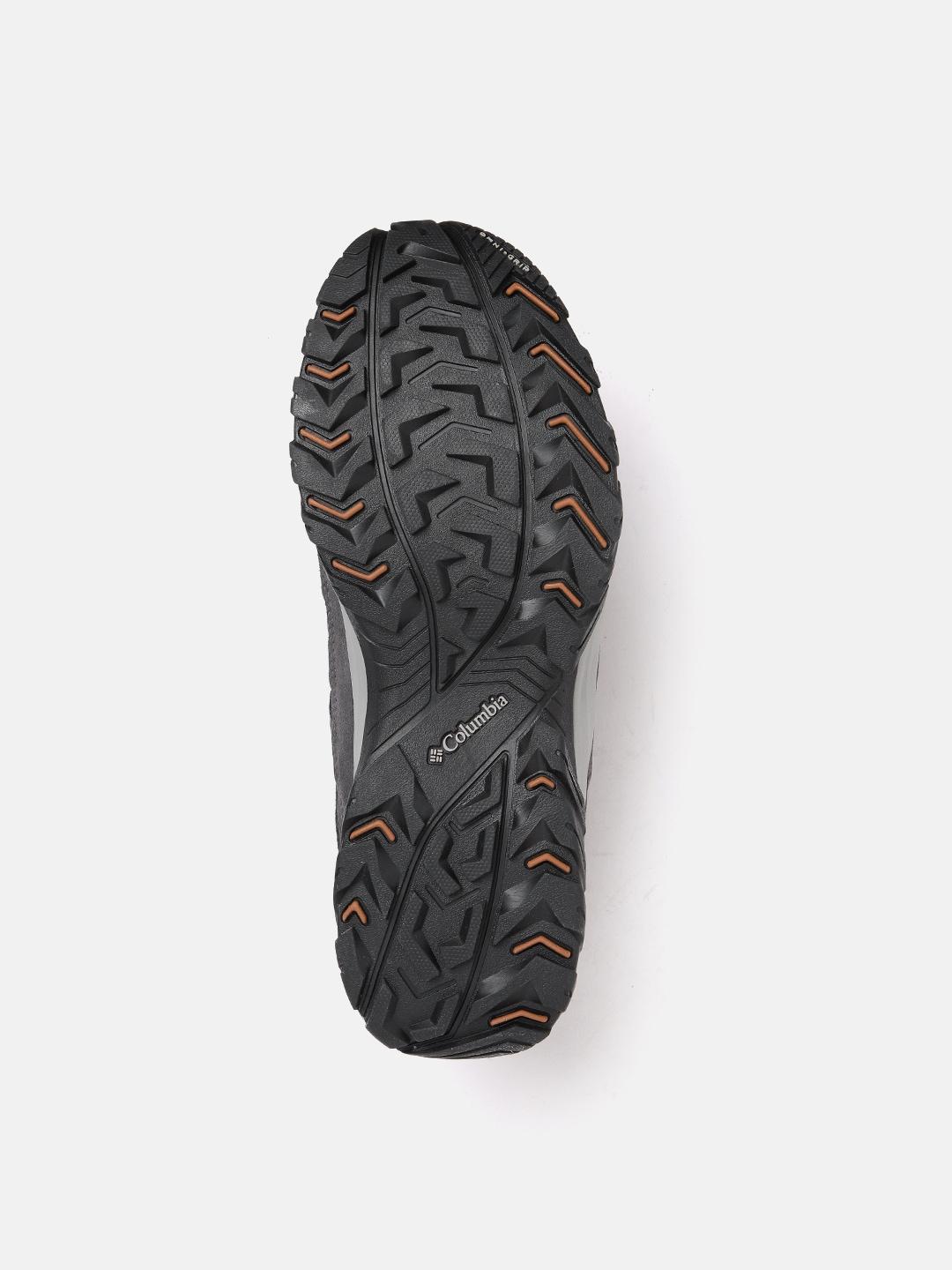 Columbia Men Grey Crestwood Water Resistant Shoes