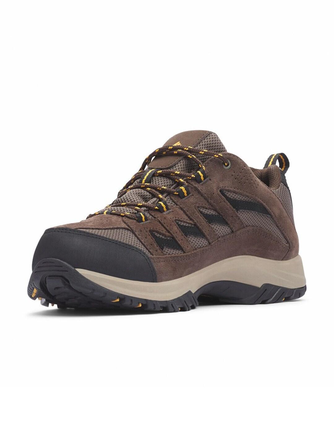 Columbia Men Brown Crestwood Water Resistant Shoes