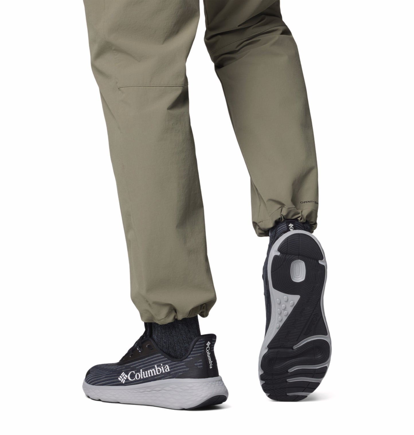 Columbia Men Black Omni-Max Konos Swift Low Shoes
