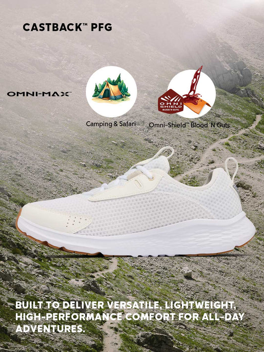 Columbia Men White Omni-Max Castback PFG Water Shoes