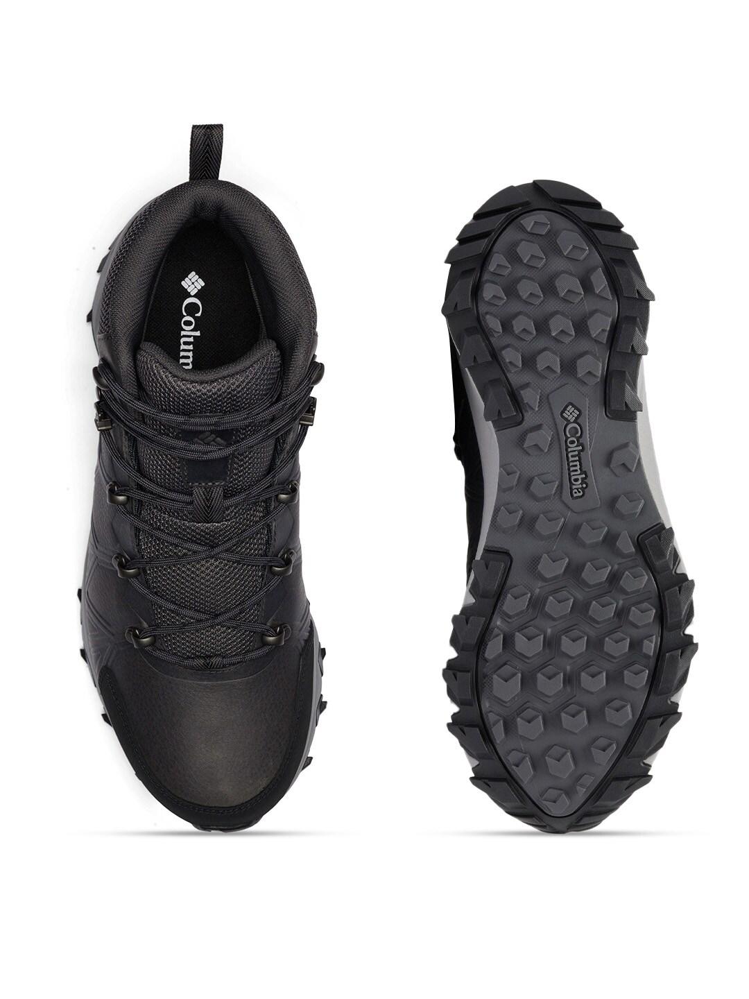 Columbia Men Grey PEAKFREAK II MID OUTDRY LEATHER