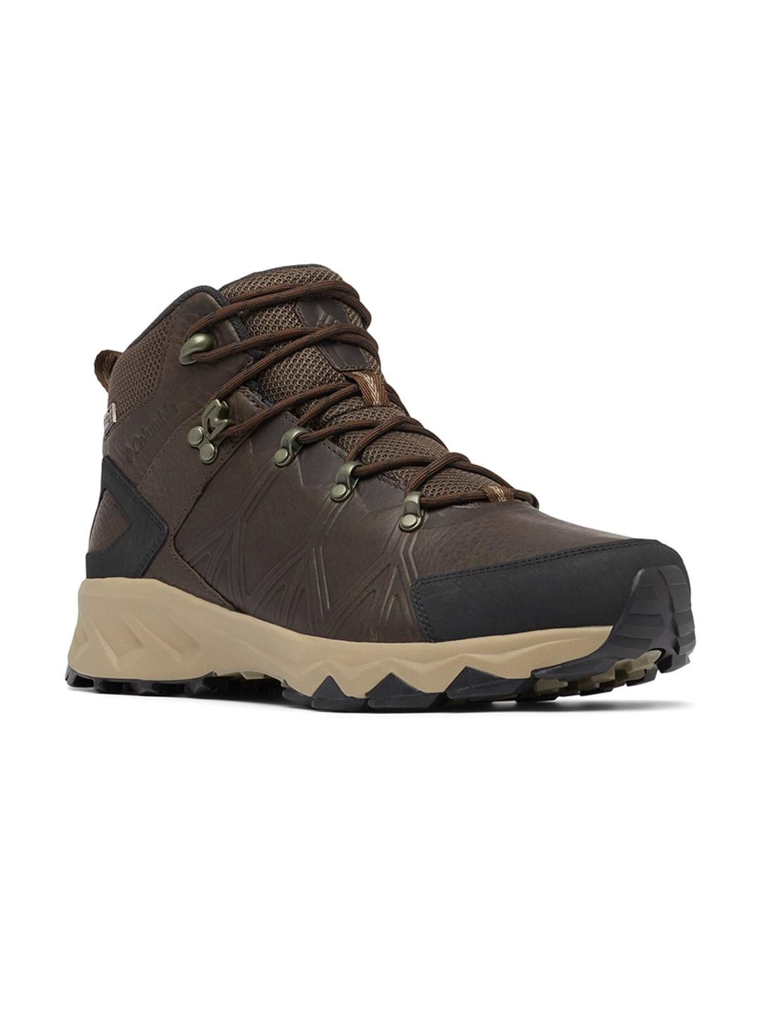 Columbia Men Brown PEAKFREAK II MID OUTDRY LEATHER