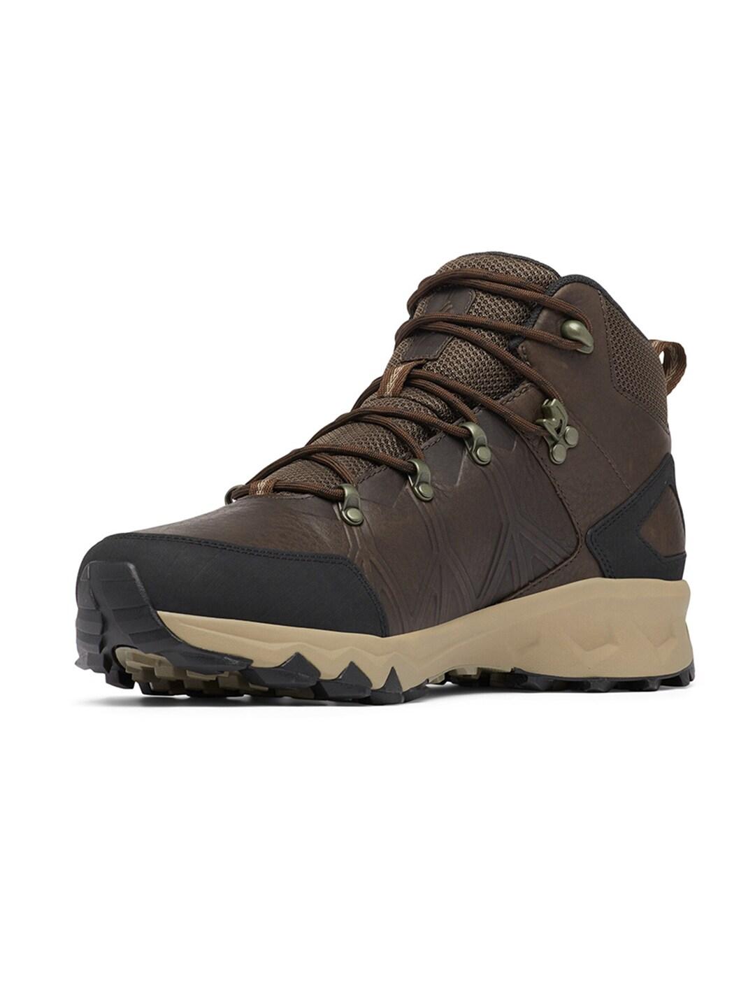 Columbia Men Brown PEAKFREAK II MID OUTDRY LEATHER