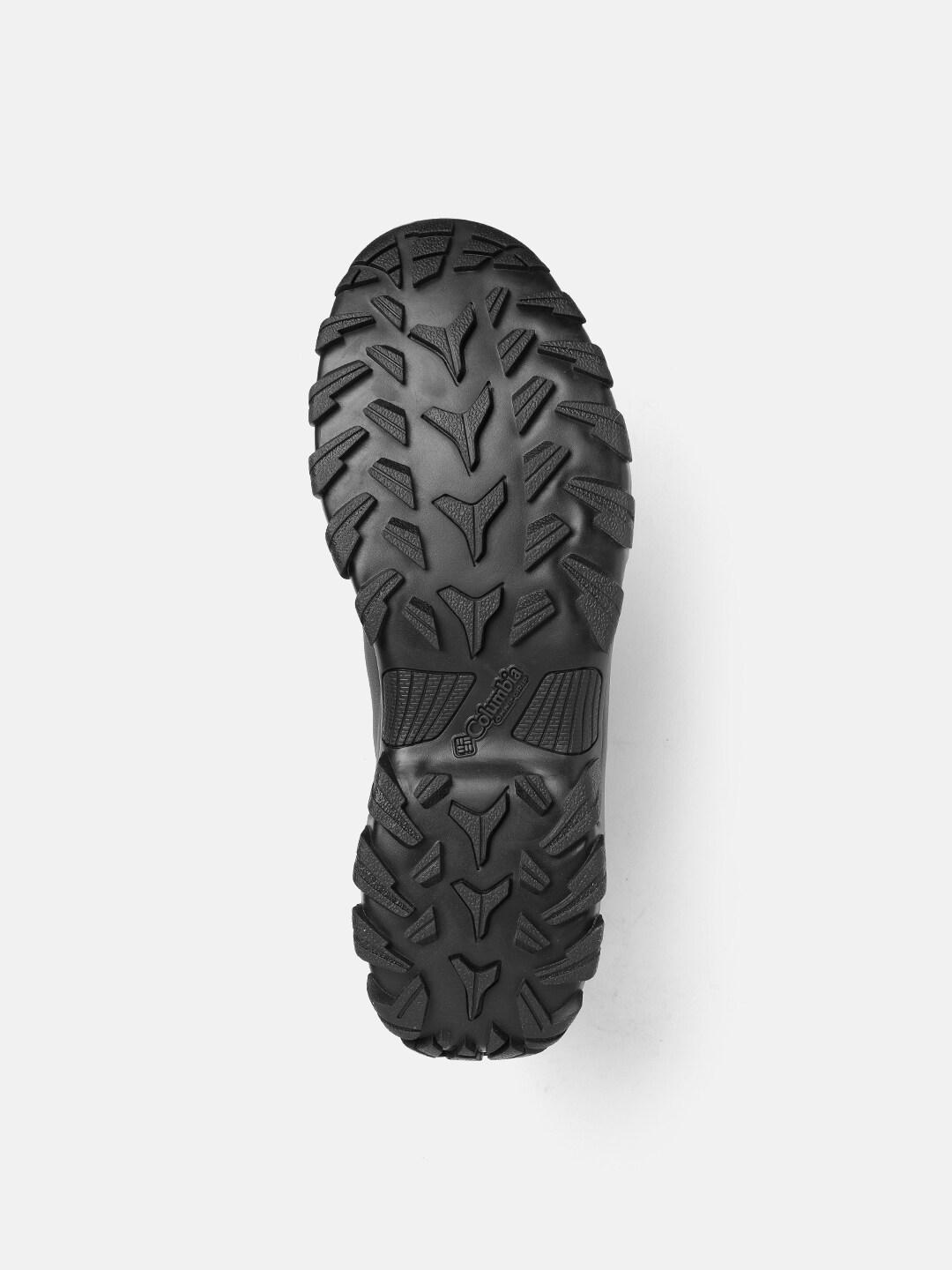 Columbia Men Black BUXTON PEAK MID II Water Resistant Shoes