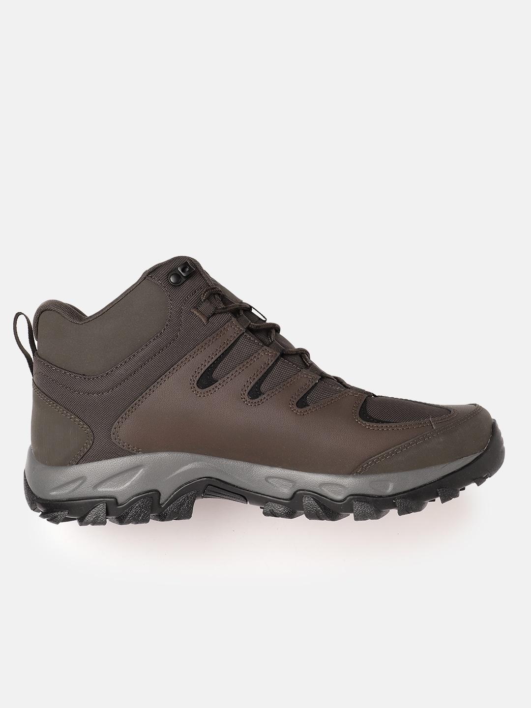 Columbia Men Brown BUXTON PEAK MID II Water Resistant Shoes