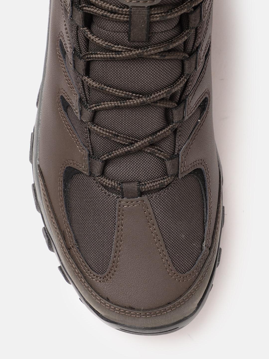 Columbia Men Brown BUXTON PEAK MID II Water Resistant Shoes