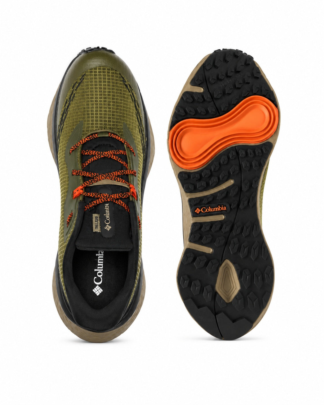 Columbia Men Green Omni-Max Konos Trillium ATR Trail Running Shoes