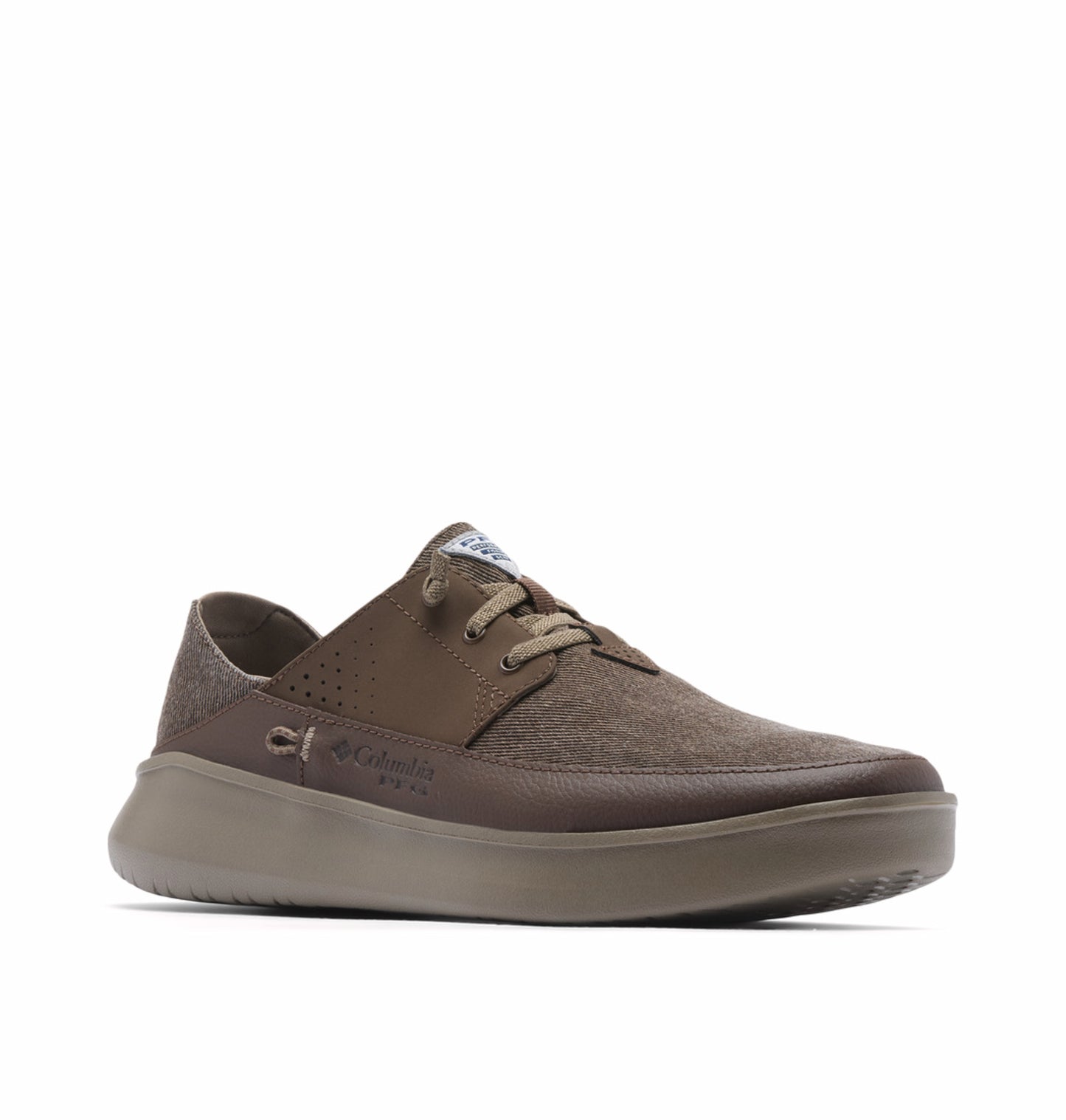 Columbia Men Brown Omni-Grip Boatside Relaxed PFG Water Shoes