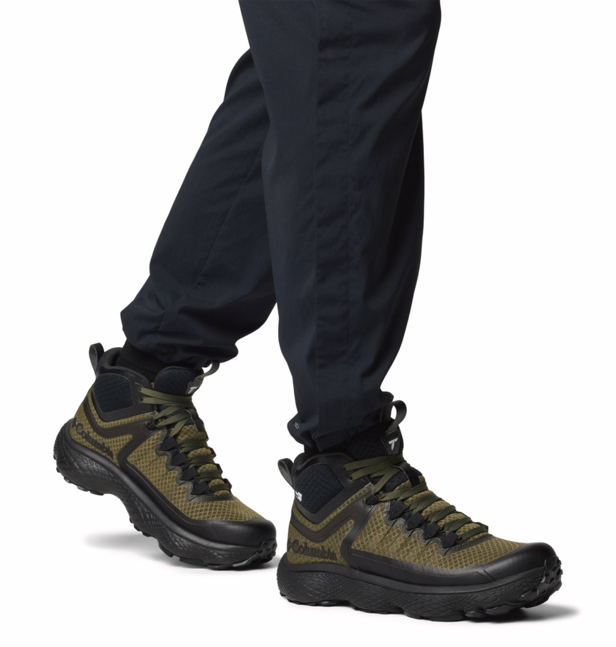 Columbia Men Green OutDry Escape Thrive Titanium Mid Shoes (Fully Waterproof)