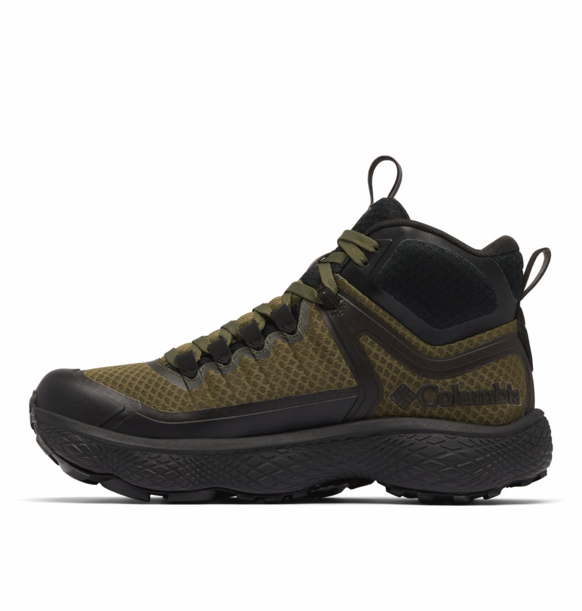 Columbia Men Green OutDry Escape Thrive Titanium Mid Shoes (Fully Waterproof)
